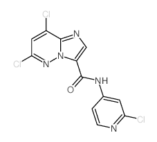 6,8-dichloro-N-(2-chloropyridin-4-yl)imidazo[1,2-b]pyridazine-3-carboxamide picture