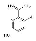 3-iodopyridine-2-carboximidamide,hydrochloride结构式