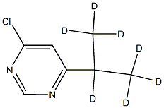 4-Chloro-6-(iso-propyl-d7)-pyrimidine Structure