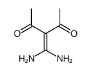 3-(diaminomethylidene)pentane-2,4-dione Structure