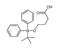 4-[tert-butyl(diphenyl)silyl]oxybutanoic acid结构式