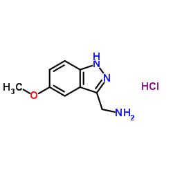 1-(5-Methoxy-1H-indazol-3-yl)methanamine hydrochloride (1:1)图片