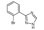 3-(2-溴苯基)-4H-1,2,4-噻唑结构式