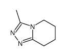 3-methyl-5,6,7,8-tetrahydro-[1,2,4]triazolo[4,3-a]pyridine结构式