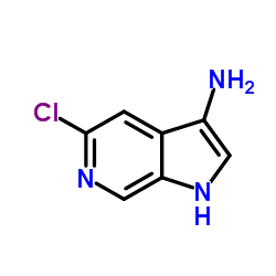 3-Amino-5-chloro-6-azaindole结构式