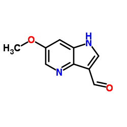 6-Methoxy-4-azaindole-3-carbaldehyde structure