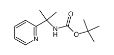 (1-methyl-1-pyridin-2-ylethyl)carbamic acid tert-butyl ester Structure