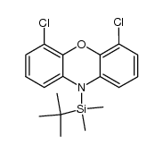 10-(tert-butyldimethylsilyl)-4,6-dichloro-10H-phenoxazine Structure