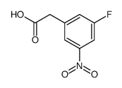 2-(3-fluoro-5-nitrophenyl)acetic acid Structure