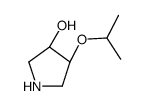 trans-4-isopropoxy-3-pyrrolidinol(SALTDATA: HCl)结构式