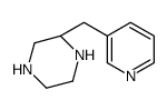 (2S)-2-(pyridin-3-ylmethyl)piperazine结构式