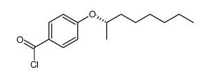 4-((S)-1-Methyl-heptyloxy)-benzoyl chloride Structure