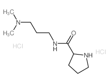 N-[3-(Dimethylamino)propyl]-2-pyrrolidinecarboxamide dihydrochloride Structure