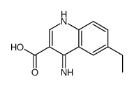 4-amino-6-ethylquinoline-3-carboxylic acid Structure