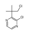 2-chloro-3-(1-chloro-2-methylpropan-2-yl)pyrazine Structure