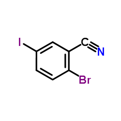 2-Bromo-5-iodobenzonitrile Structure