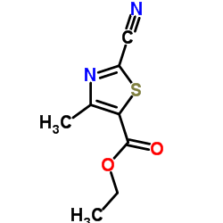 2-Cyano-4-methyl-thiazole-5-carboxylic acid ethyl ester picture