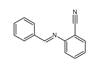 2-[(benzylidene)amino]benzonitrile结构式