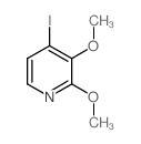 4-Iodo-2,3-dimethoxypyridine structure