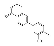 ethyl 4-(3-hydroxy-4-methylphenyl)benzoate结构式
