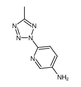 6-(5-methyl-2H-tetrazol-2-yl)pyridin-3-amine Structure