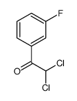 Ethanone, 2,2-dichloro-1-(3-fluorophenyl)- (9CI)结构式