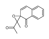 (2S,3'R)-3'-acetyl-3'-methylspiro[naphthalene-2,2'-oxirane]-1-one Structure