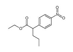 ethyl 2-(4-nitrophenyl)pentanoate结构式