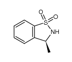 (S)-3-methyl-2,3-dihydrobenzo[d]isothiazoline 1,1-dioxide结构式