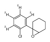 1-(6-Chlorophenyl)-7-oxabicyclo-heptane-d4 Structure