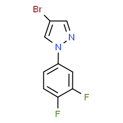 4-Bromo-1-(3,4-difluorophenyl)-1H-pyrazole Structure