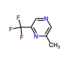 2-Methyl-6-(trifluoromethyl)pyrazine结构式