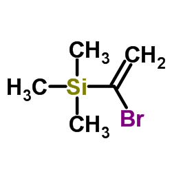 (1-Bromovinyl)trimethylsilane structure