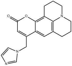 8-Imidazol-1-ylmethyl-2,3,5,6-tetrahydro-1H,4H-11-oxa-3a-aza-benzo[de]anthracen-10-one picture
