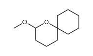 2-Methoxy-1-oxaspiro[5.5]undecane结构式
