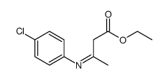 ethyl (Z)-3-((4-chlorophenyl)imino)butanoate Structure