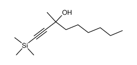 1-(trimethylsilyl)-3-methyl-1-nonyn-3-ol Structure