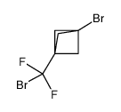 3-bromo-1-[bromo(difluoro)methyl]bicyclo[1.1.1]pentane结构式