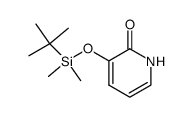 3-((tert-butyldimethylsilyl)oxy)-2-pyridone结构式