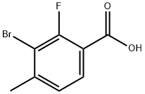 3-bromo-2-fluoro-4-methyl-benzoic acid Structure