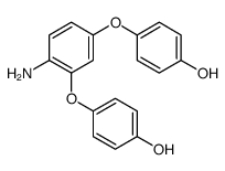 4-[4-amino-3-(4-hydroxyphenoxy)phenoxy]phenol结构式