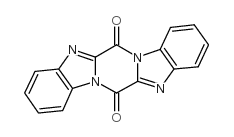6H,13H-dibenzimidazo<1,2-a,1',2'-d>pyrazine-6,13-dione Structure