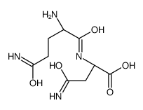 (2S)-4-amino-2-[[(2S)-2,5-diamino-5-oxopentanoyl]amino]-4-oxobutanoic acid结构式