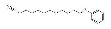 12-(phenylthio)dodecanenitrile Structure