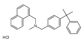 N-Methyl-N-((4-(1-methyl-1-phenylethyl)phenyl)methyl)-1-naphthalenemethanamine hydrochloride picture