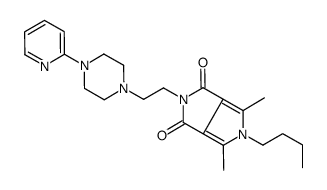 2-butyl-1,3-dimethyl-5-[2-(4-pyridin-2-ylpiperazin-1-yl)ethyl]pyrrolo[3,4-c]pyrrole-4,6-dione结构式