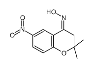 N-(2,2-dimethyl-6-nitro-3H-chromen-4-ylidene)hydroxylamine Structure