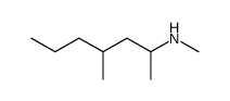 Methyl-(1,3-dimethyl-hexyl)-amin Structure