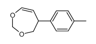 5-(4-methylphenyl)-4,5-dihydro-1,3-dioxepine Structure