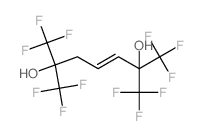 3-Heptene-2,6-diol,1,1,1,7,7,7-hexafluoro-2,6-bis(trifluoromethyl)-, (3E)-结构式